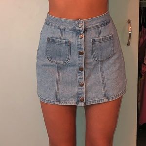 Brandy Melville Button Up Skirt